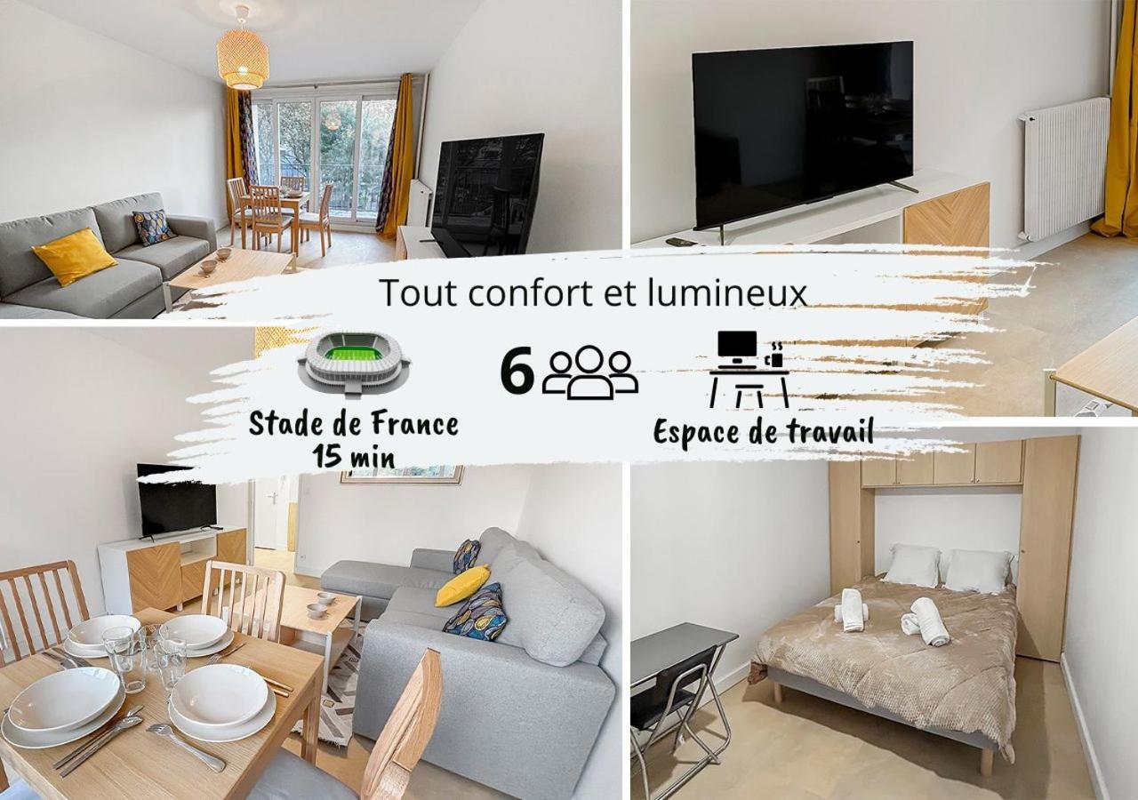 Balcon Lumineux Et Cuisine Equipee Apartment Villeneuve-la-Garenne
